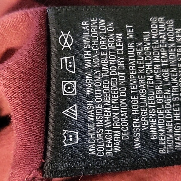 Harley Davidson Maroon Beaded Logo Hooded Stretchy Long Sleeve Button Top Size S - Picture 7 of 11